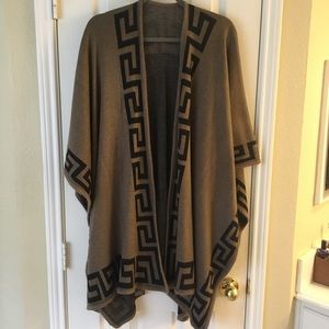 Brown and Black Cape